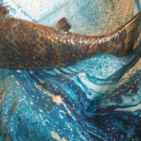 VERY EXQUISITE AND AMPLE CARLOS VILLANUEVA FISH SCULPTURE - Picture 14 of 16